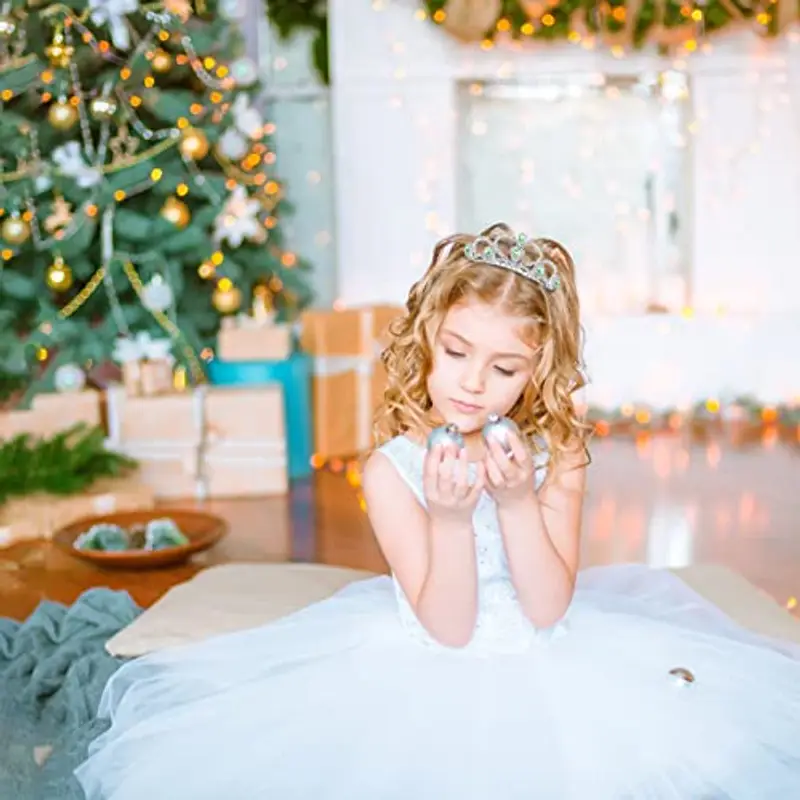 Lovelyshop Green Gems Strass Diadema, Senza Pettine per Little Kid Big Kid Girl Prom Compleanno Princess Party miniatura 3