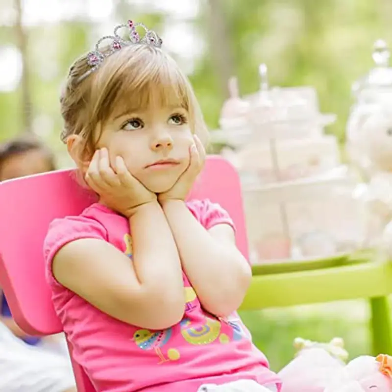 Lovelyshop Purple Gems Rhinestone Tiara with Simplified Package, No Comb for Prom Birthday Prinecess Crown by Lovely miniatura 2