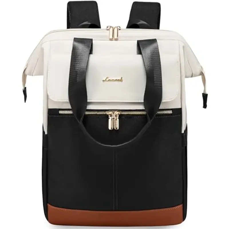 LOVEVOOK 15,6 Pollici Zaino Porta PC Donna, Zaino Lavoro Antifurto, Zaino da Università Impermeabile, Computer Backpack Capiente per Laptop con Porta USB per Viaggi, Docente, Ufficio, Scuola