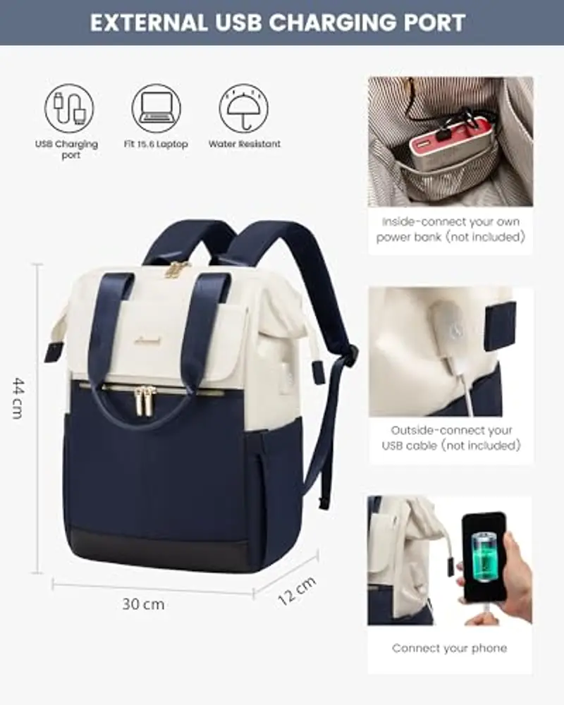 LOVEVOOK Zaino da viaggio Blu 1914623 miniatura 3