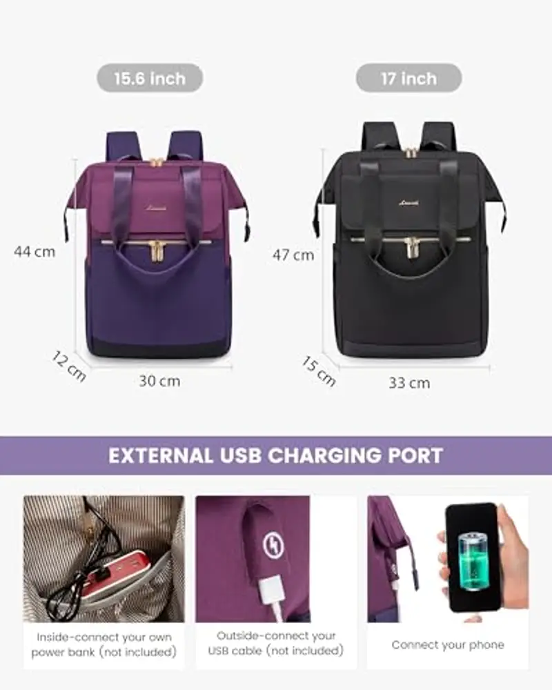 LOVEVOOK Zaino scuola Donna Viola 1914627 miniatura 2