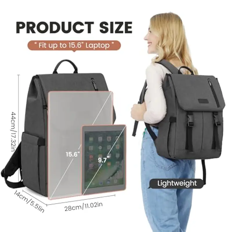 LOVEVOOK Zaino scuola Uomo Grigio 2277014 miniatura 2