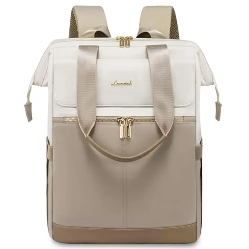 LOVEVOOK Zaino Porta PC Donna 15,6 Pollici, Antifurto e Impermeabile, Con Porta USB per Lavoro, Università, Viaggi, Docente, Ufficio, Scuola