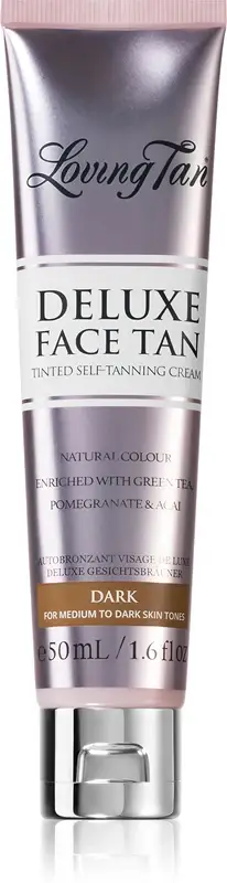 Deluxe crema autoabbronzante viso colore scuro 50 ml