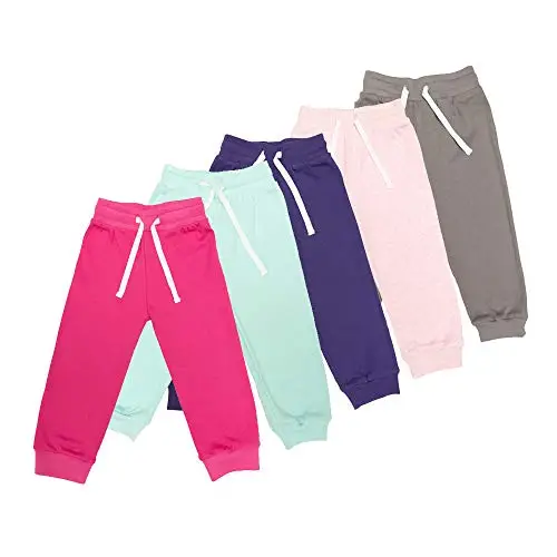 Lovjoy Pantaloni da Jogging Bambina/Pantaloni Casual / 100% Cotone, Morbidi e Confortevoli
