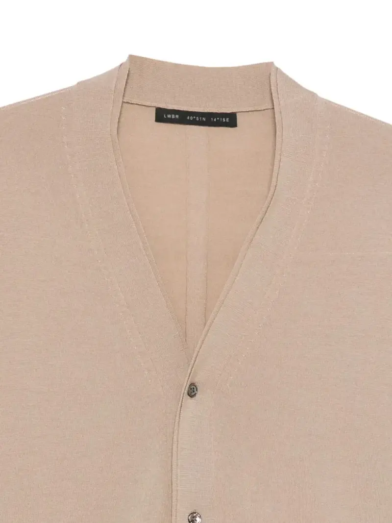 LOW BRAND Cardigan Bianco 4021652 miniatura 3