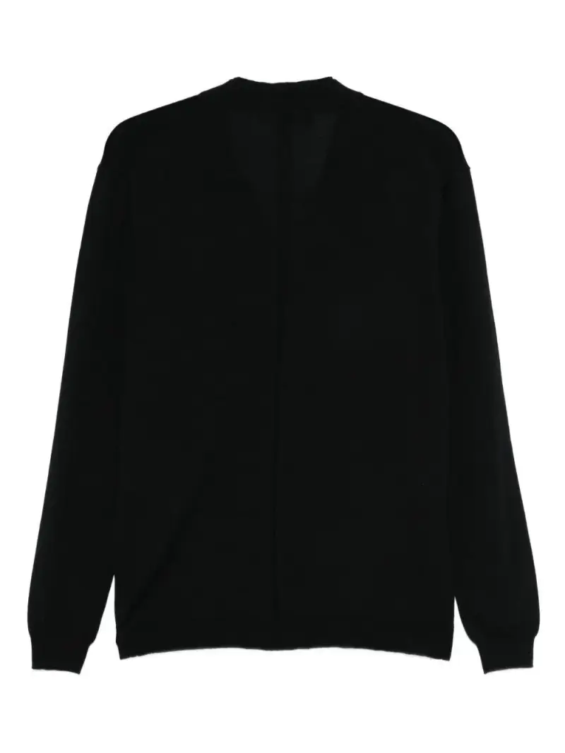 LOW BRAND Cardigan Nero 4015252 miniatura 2