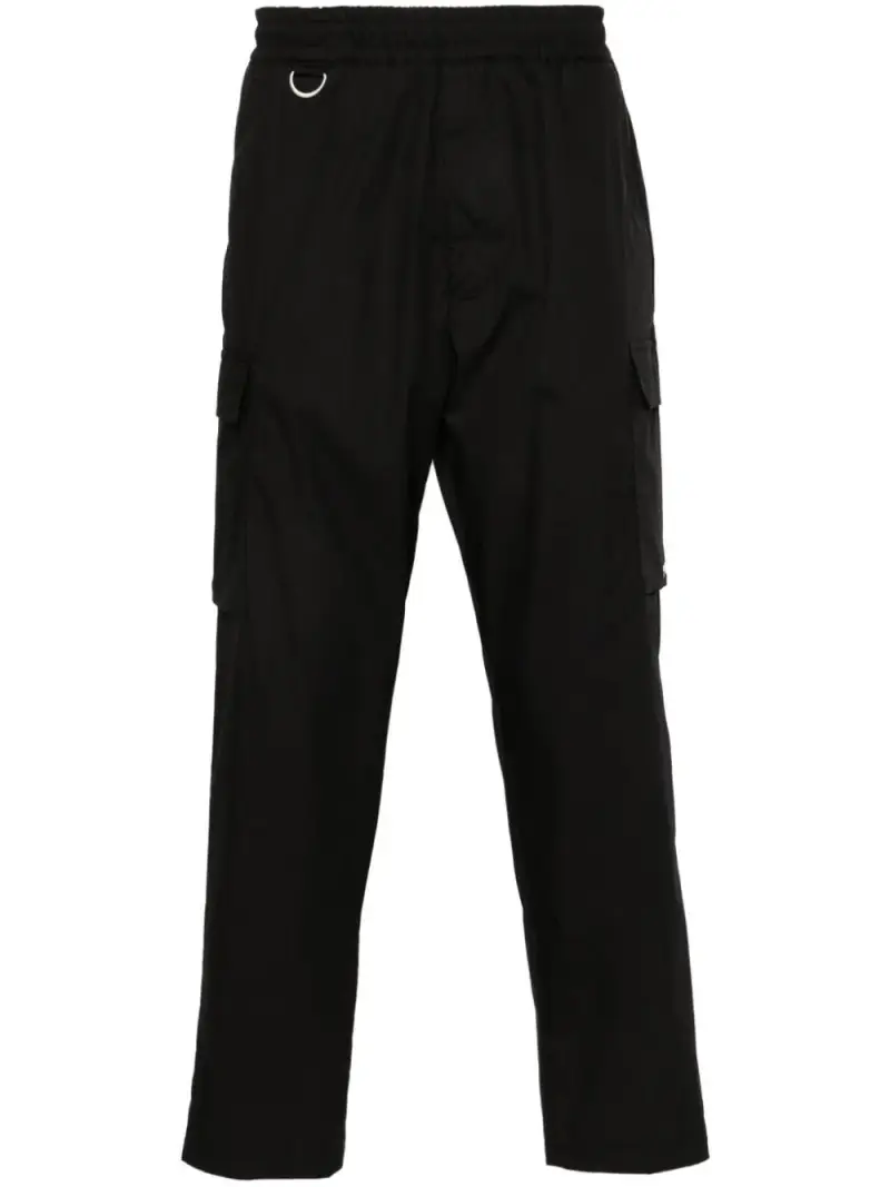 Pantalone Combo nero cargo crop