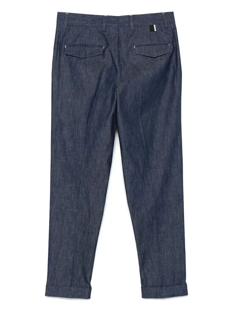 Pantalone Oyster effetto denim Blu denim miniatura 2