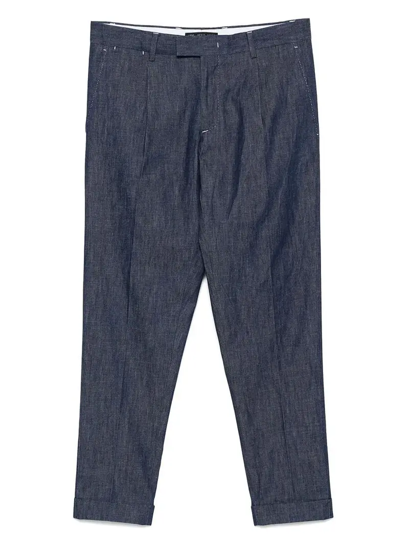 Pantalone Oyster effetto denim Blu denim