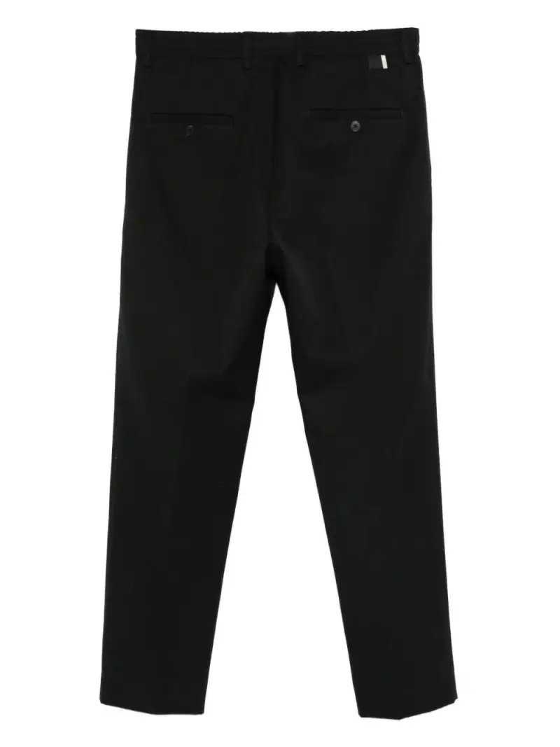 Pantaloni Neri Plissettati con Tasche Nero miniatura 2