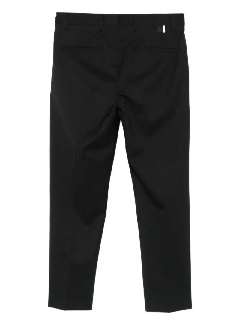 Pantaloni Neri Sartoriali Dritti Nero miniatura 2