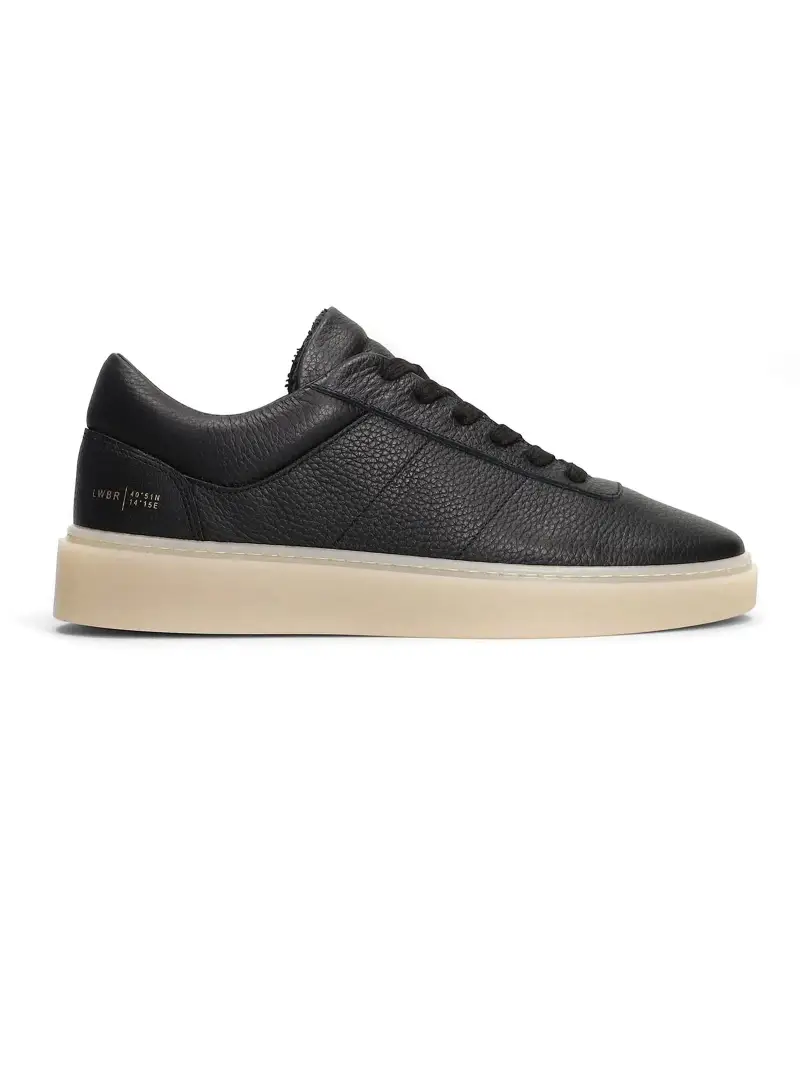 Sneakers in pelle nero