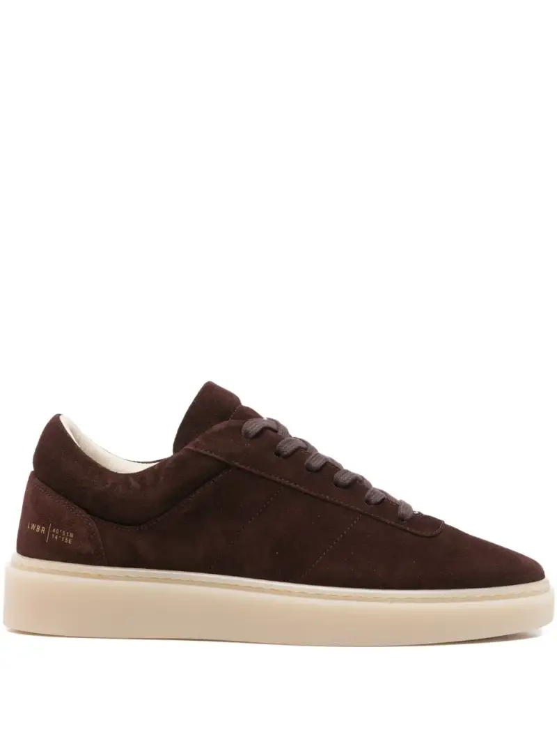 Sneakers in suede bordeaux