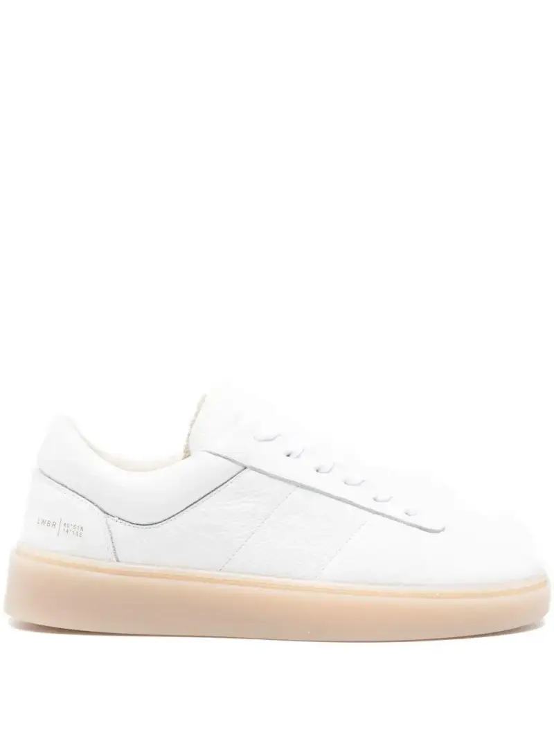 Sneakers volanti bianche con lacci Bianco