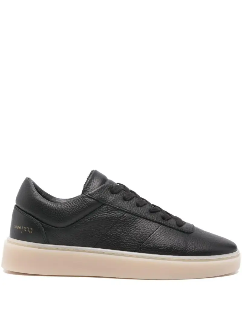 Sneakers volanti nere con lacci Nero