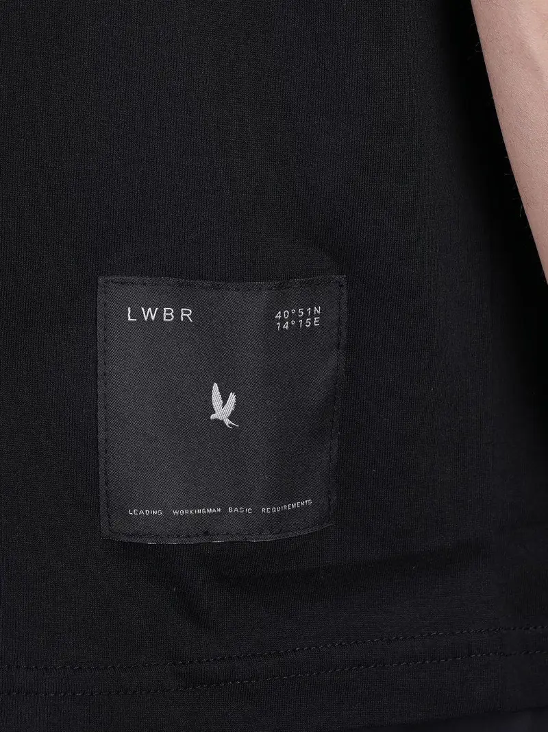 LOW BRAND T-shirt Nero 2538749 miniatura 3