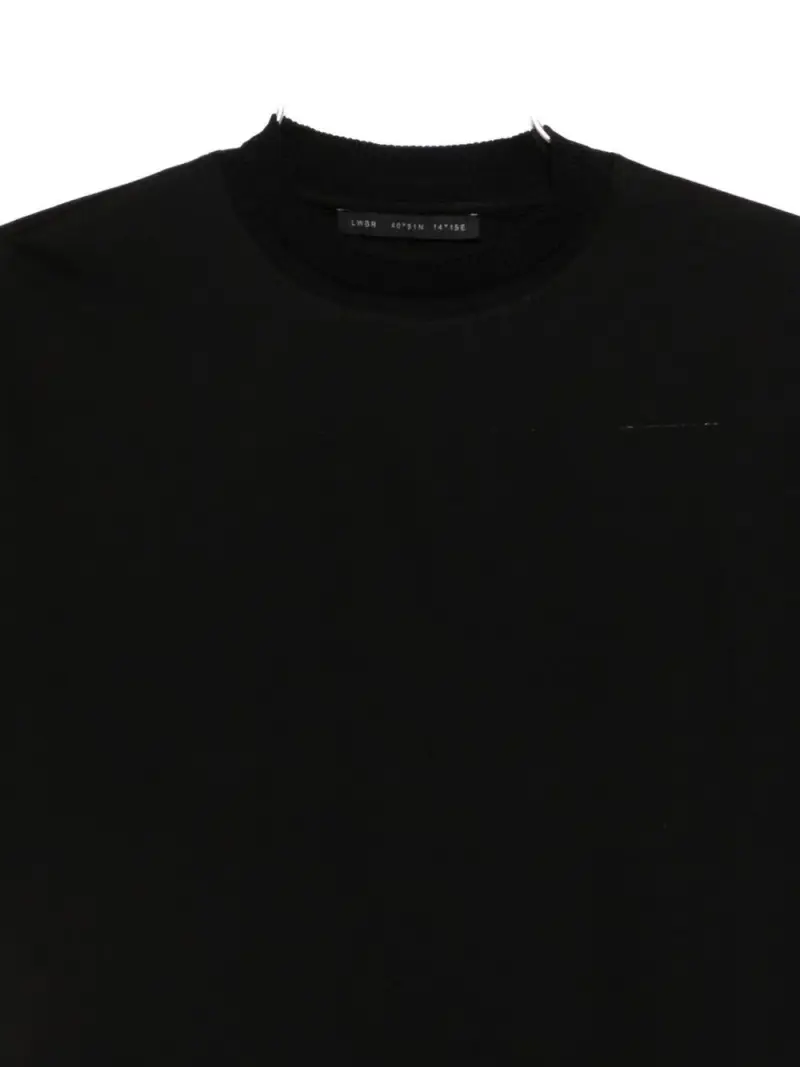 LOW BRAND T-shirt Nero 3873367 miniatura 2