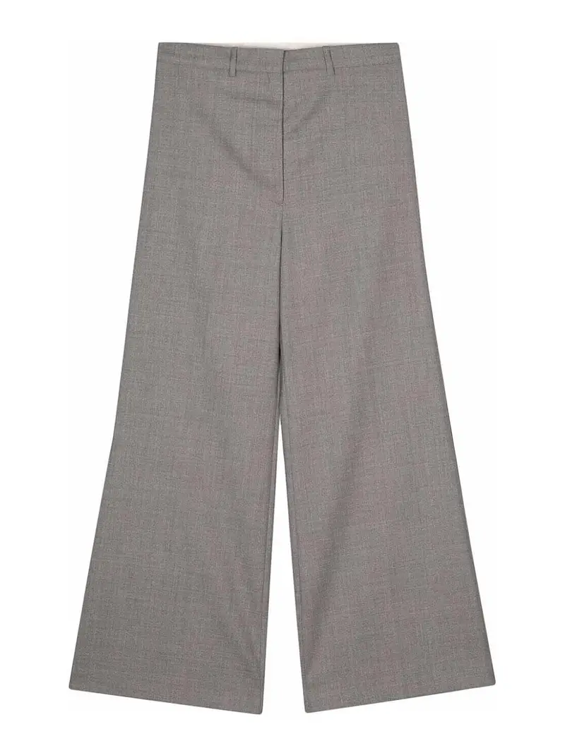 Pantalone ampio in lana Grigio