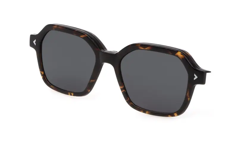 Lozza Unisex AGL4319  978P Occhiali da sole Iniettato Havana Grigio Geometrica