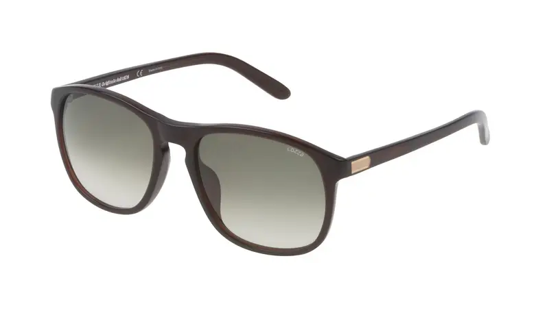 Lozza Unisex SL1845L COOPER 958L Occhiali da sole Acetato Marrone Verde Squadrata Normale Sfumato