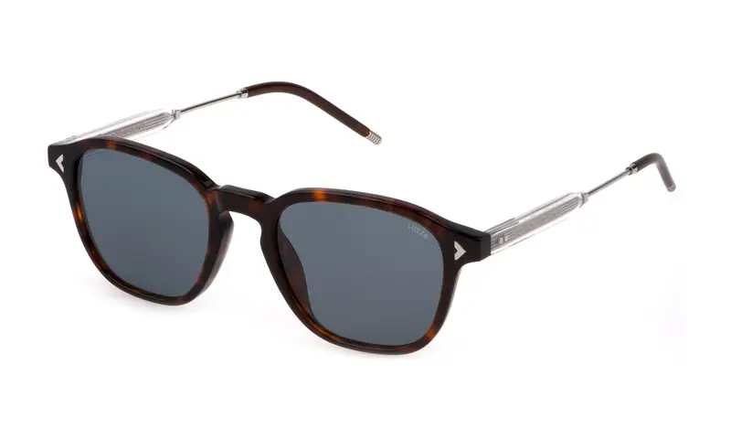 Lozza Unisex SL4313 SORRENTO 6 0714 Occhiali da sole Acetato Havana Grigio Pantos Normale