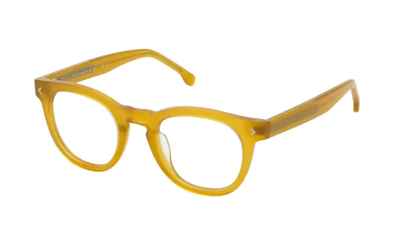 Uomo Lozza VL4348 ISCHIA 2 06M3 Montature da vista Acetato Giallo Pantos