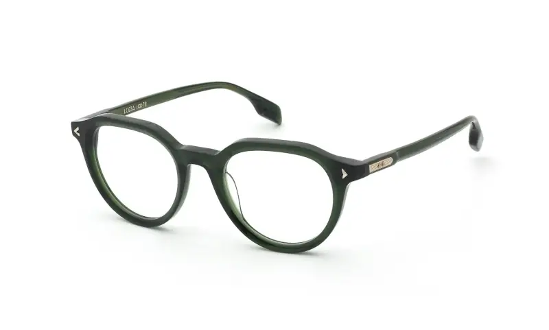 Uomo Lozza VL4394M VIVACE 1 998 Montature da vista Acetato Verde Pantos