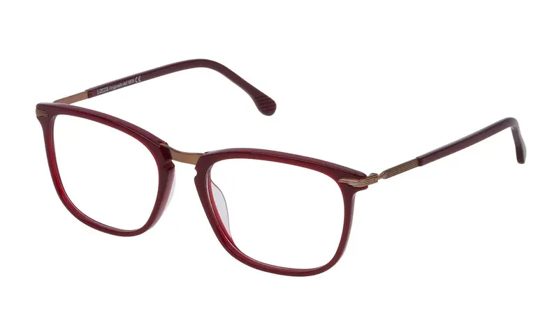 Lozza Uomo VL4151 COMO 8  09GR Montature da vista Acetato Rosso
