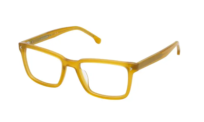 Lozza Uomo VL4349 ISCHIA 3  06M3 Montature da vista Acetato Giallo  Squadrata