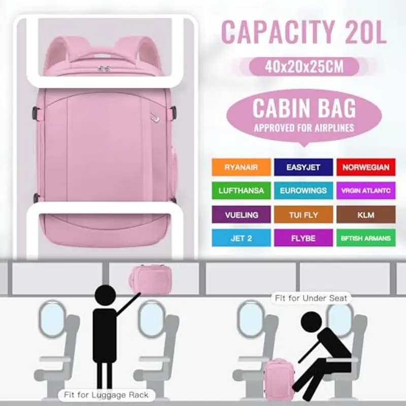 Ltemziiy Zaino da viaggio Viola 1918104 miniatura 2