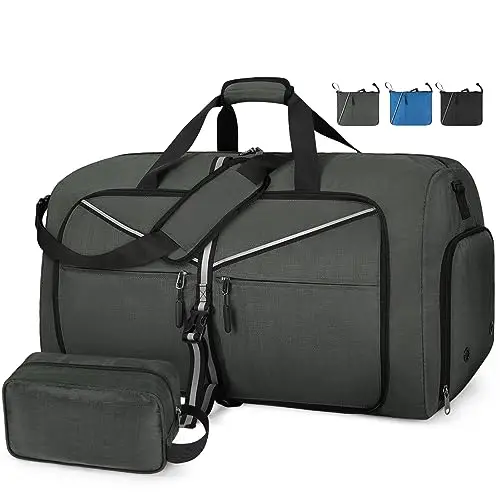 Lubardy Borsone da viaggio Uomo Grigio 3517897