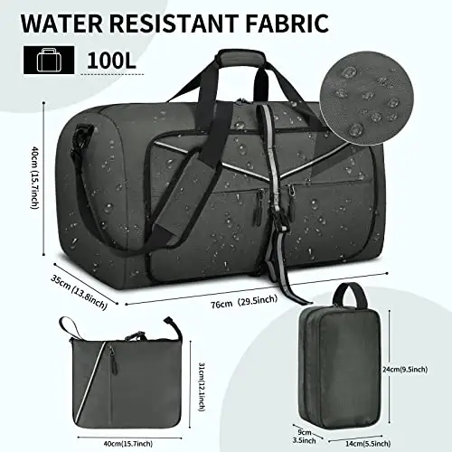 Lubardy Borsone da viaggio Uomo Grigio 3517897 miniatura 3