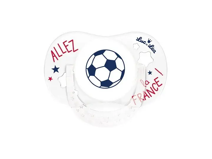 Luca e Lea Succhietto Silicone Simmetrico "Go France" 6-18 Mesi