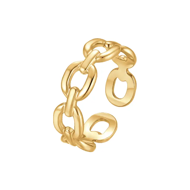 ANELLO DONNA IN ACCIAIO IP GOLD