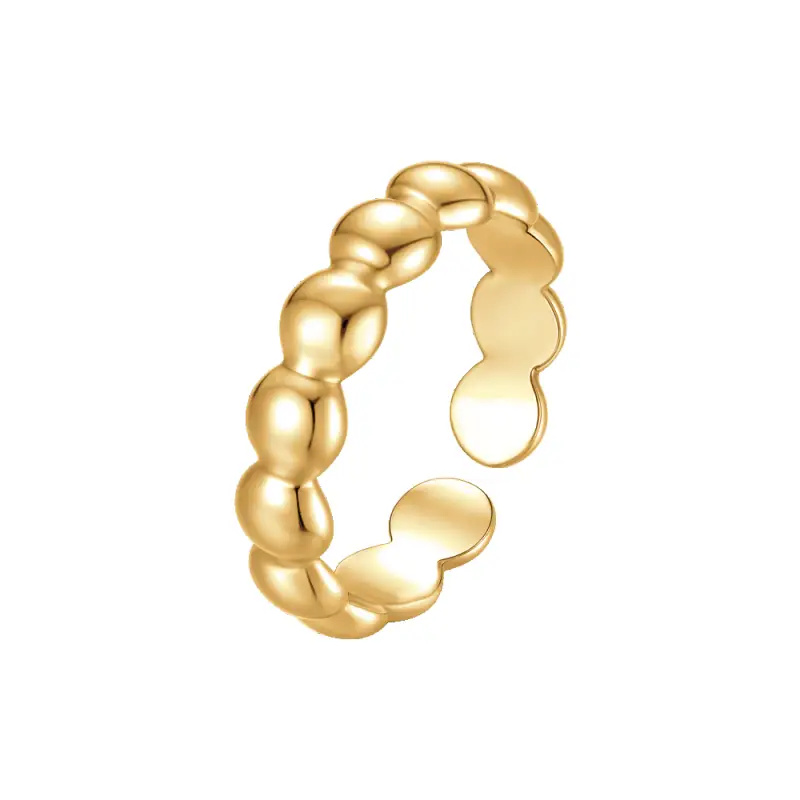 ANELLO DONNA IN ACCIAIO IP GOLD