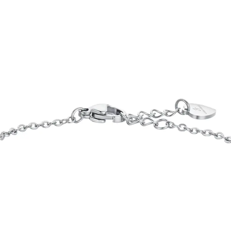 BRACCIALE BAMBINA IN ACCIAIO BALLERINA E PIASTRA miniatura 3