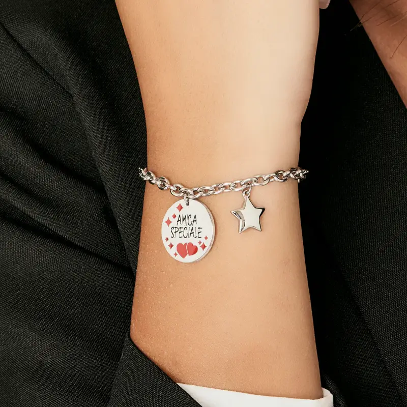 BRACCIALE DONNA IN ACCIAIO AMICA SPECIALE miniatura 2
