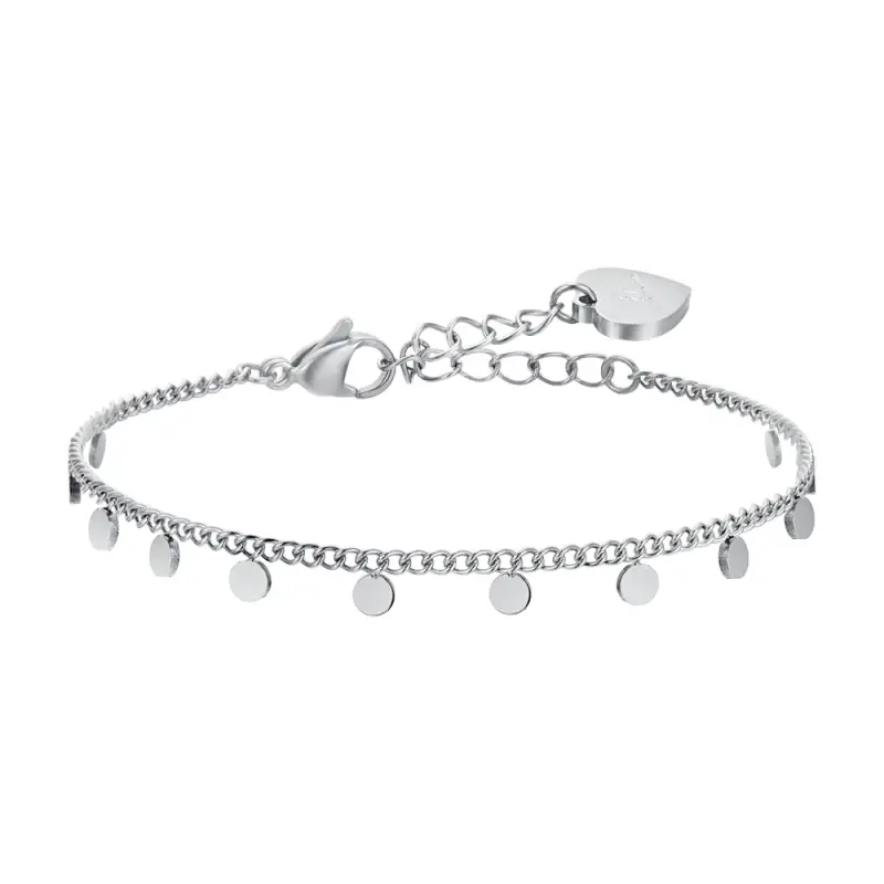 BRACCIALE DONNA IN ACCIAIO CON CERCHI