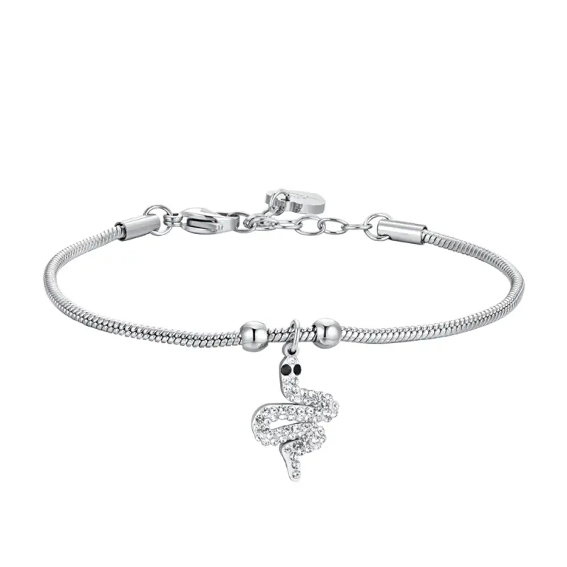 BRACCIALE DONNA IN ACCIAIO CON SERPENTE