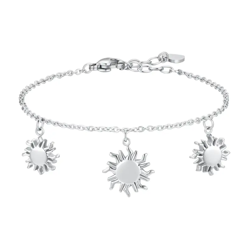 BRACCIALE DONNA IN ACCIAIO CON SOLE