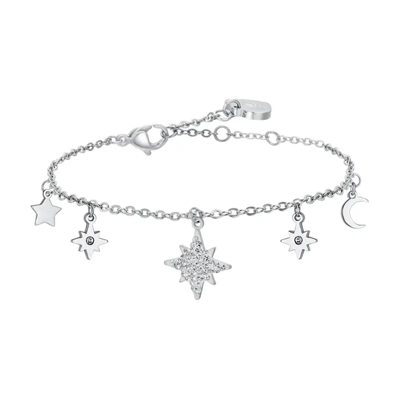 BRACCIALE DONNA IN ACCIAIO CON STELLA DI SISSI