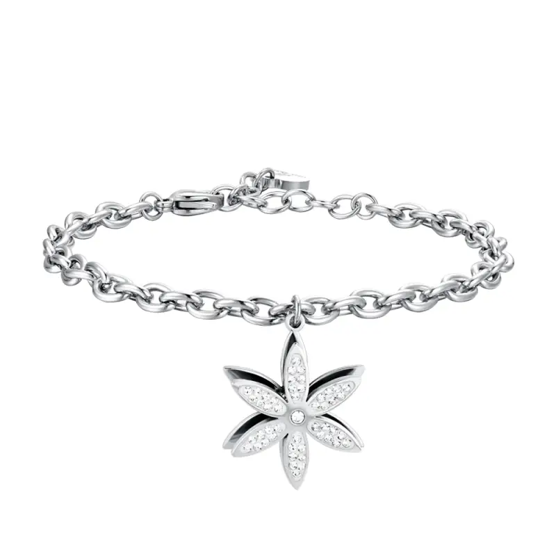 BRACCIALE DONNA IN ACCIAIO FIORE DELLA VITA GIREVOLE
