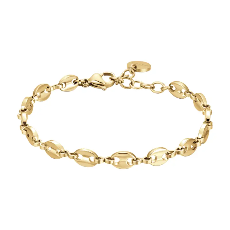 BRACCIALE DONNA IN ACCIAIO IP GOLD