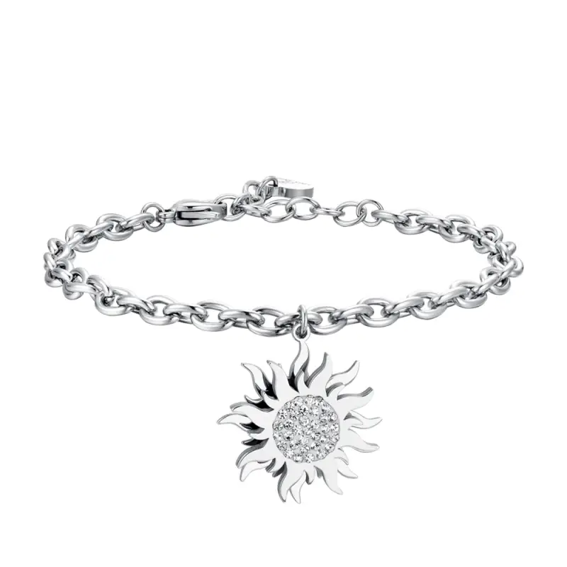 BRACCIALE DONNA IN ACCIAIO SOLE GIREVOLE