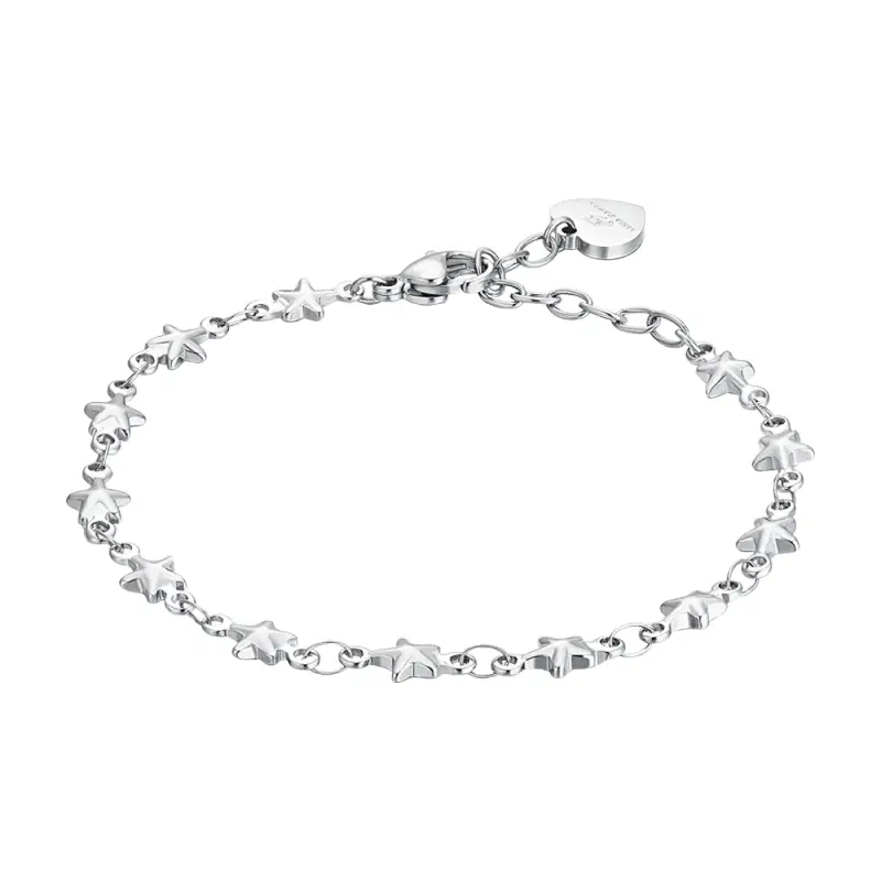 BRACCIALE DONNA IN ACCIAIO STELLE