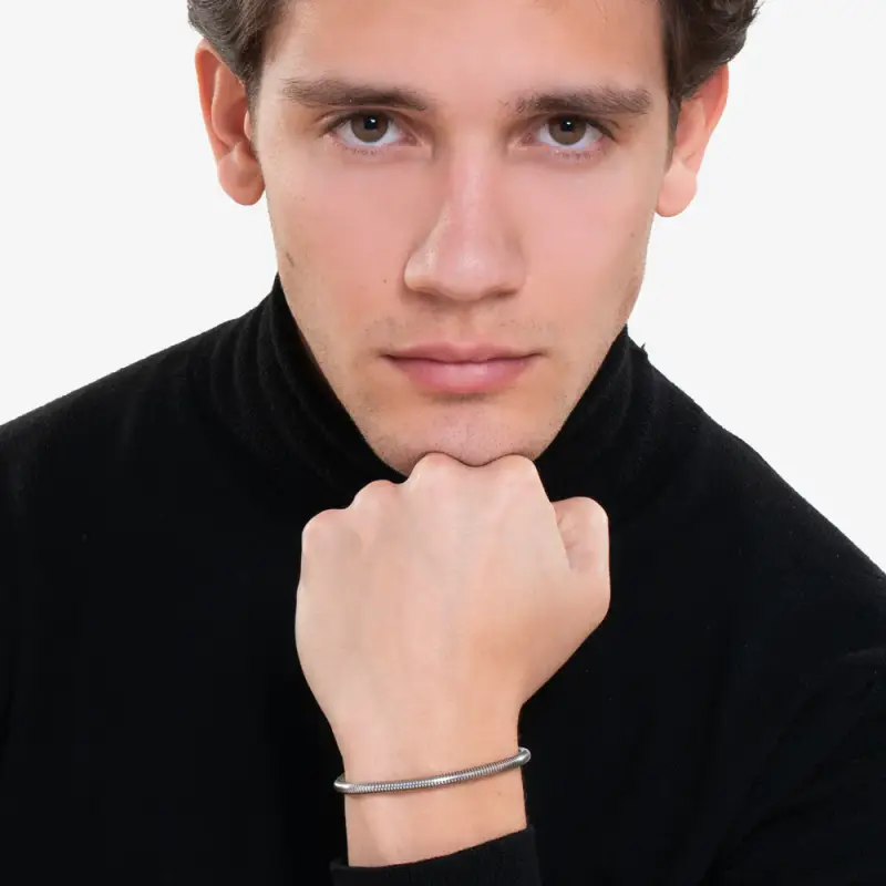 BRACCIALE UOMO IN ACCIAIO miniatura 3