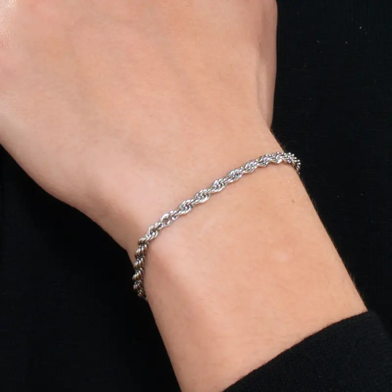 BRACCIALE UOMO IN ACCIAIO miniatura 2