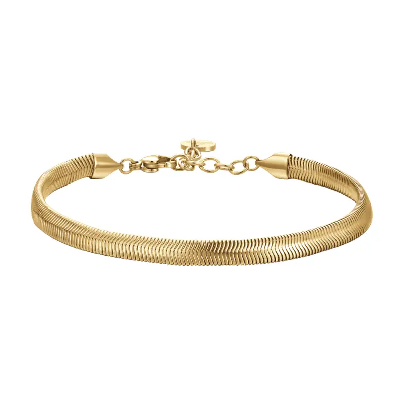 BRACCIALE UOMO IN ACCIAIO IP GOLD