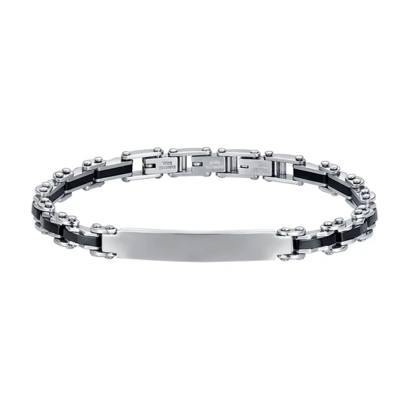 BRACCIALE UOMO IN ACCIAIO MAGLIA CATENA